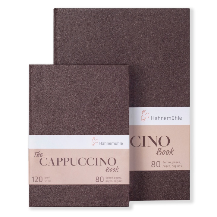 The Cappuccino Book A4 ryhmässä Paperit ja Lehtiöt / Taiteilijalehtiöt / Värillinen paperi @ Pen Store (107599)