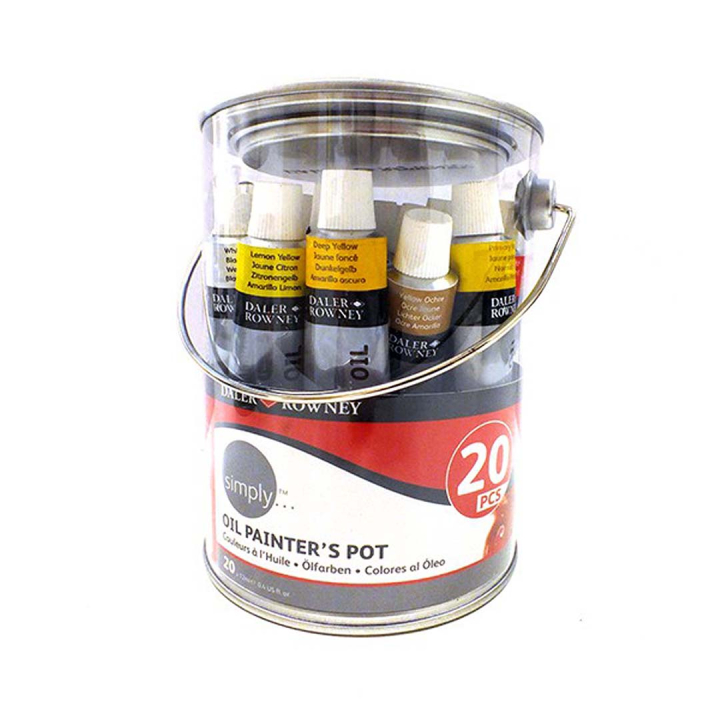 Simply Öljyn väri 20x12 ml ryhmässä Taiteilijatarvikkeet / Taiteilijavärit / Öljyvärit @ Pen Store (131911)