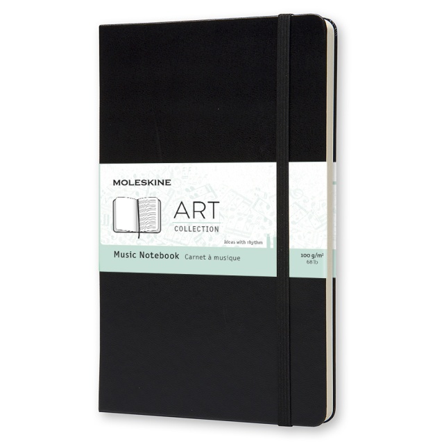 Music Notebook ART collection Large Musta
