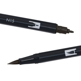 ABT Dual Brush Pen 12-setti Harmaa ryhmässä Kynät / Taiteilijakynät / Sivellintussit @ Pen Store (101093)