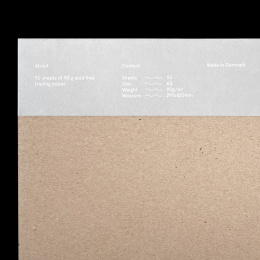 Tracing Paper Pad 90g A3 ryhmässä Paperit ja Lehtiöt / Taiteilijalehtiöt / Tracing Paperi @ Pen Store (129942)