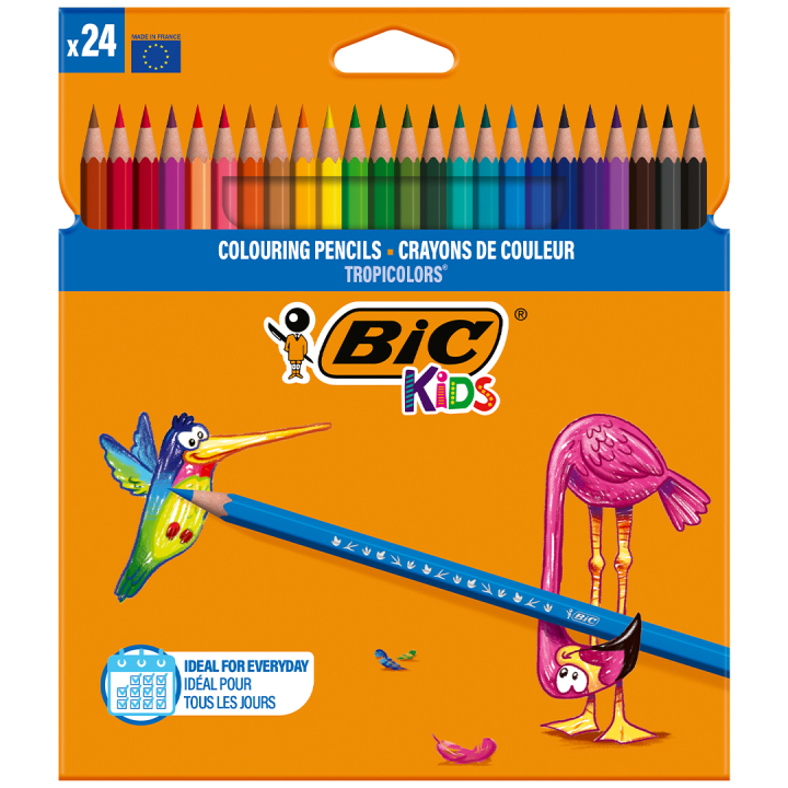 Kids Tropicolors Värikynät 24-setti (5 vuota+) ryhmässä Kids / Lastenkynät / Lasten värikynät @ Pen Store (100241)