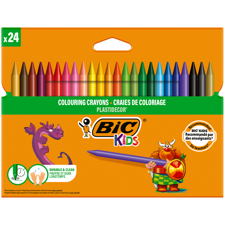 Kids Plastidecor Liidut 24-setti ryhmässä Kids / Lastenkynät / Lasten liidut @ Pen Store (100259)