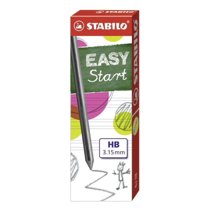 EASYergo Lyijy 3,15 mm 6 kpl ryhmässä Kynät / Kynätarvikkeet / Irtolyijy @ Pen Store (100265)