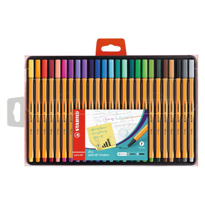Point 88 Fineliner 25 kpl ryhmässä Kynät / Kirjoittaminen / Finelinerit @ Pen Store (100271)