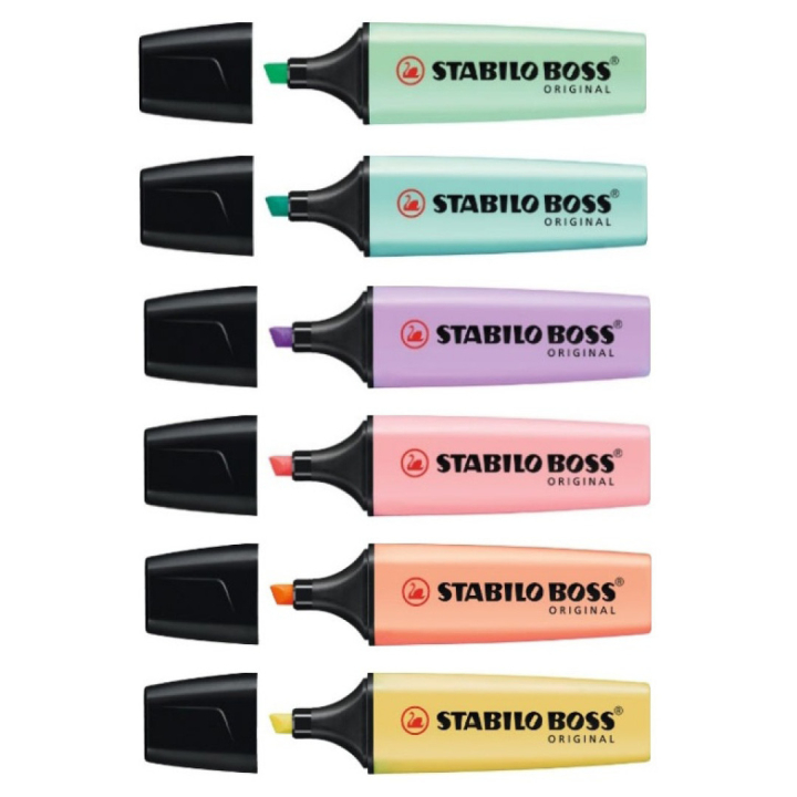 Boss Pastelli Yliviivauskynä Kappaleittain ryhmässä Kynät / Toimisto ja merkkaus / Korostuskynät @ Pen Store (100298_r)