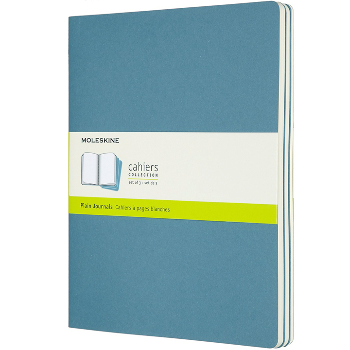 Cahier Notebook XL Brisk Blue ryhmässä Paperit ja Lehtiöt / Kirjoitus ja muistiinpanot / Muistikirjat @ Pen Store (100331_r)