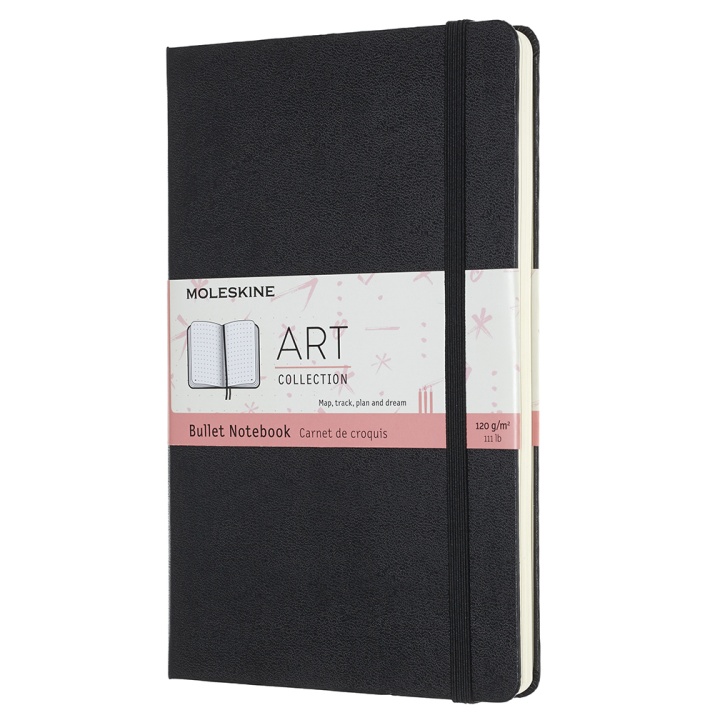 Art Bullet Notebook Large Musta ryhmässä Paperit ja Lehtiöt / Kirjoitus ja muistiinpanot / Muistikirjat @ Pen Store (100375)