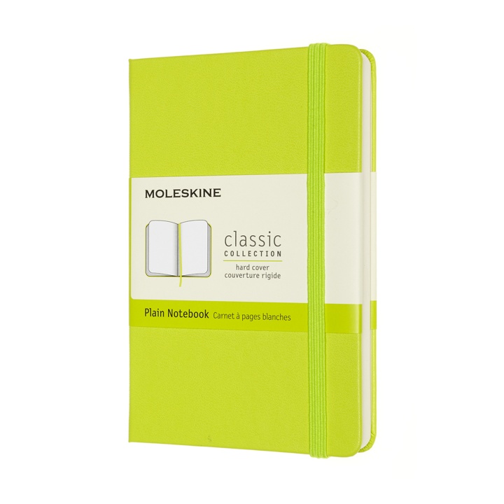Classic Hardcover Pocket Lemon Green ryhmässä Paperit ja Lehtiöt / Kirjoitus ja muistiinpanot / Muistikirjat @ Pen Store (100416_r)