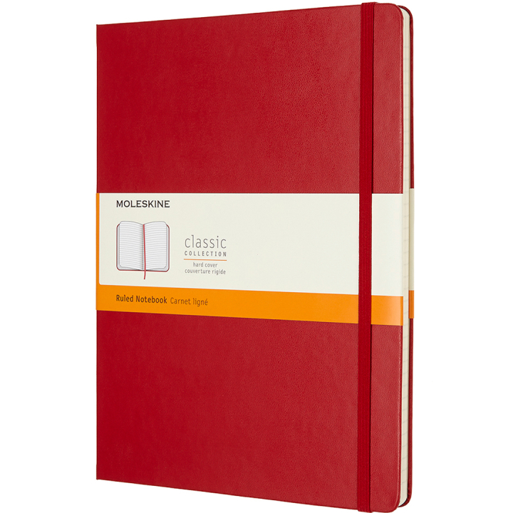 Classic Hard Cover Notebook XL Red ryhmässä Paperit ja Lehtiöt / Kirjoitus ja muistiinpanot / Muistikirjat @ Pen Store (100459_r)