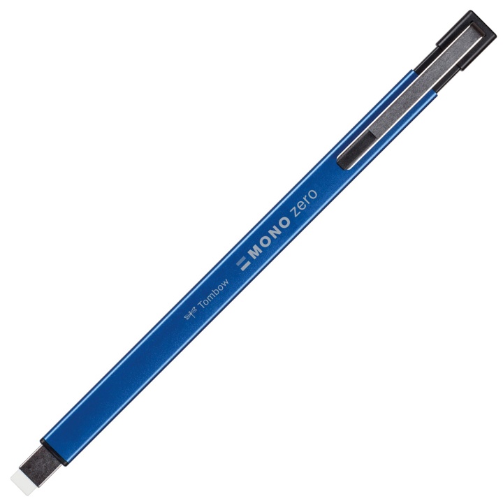 Mono Zero Metal Eraser Rectangular Blue ryhmässä Kynät / Kynätarvikkeet / Pyyhekumit @ Pen Store (101144)