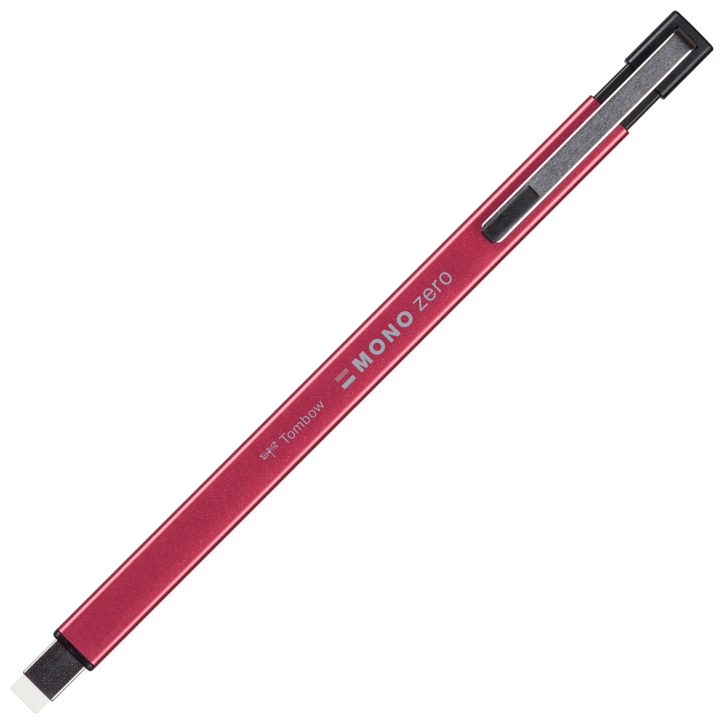 Mono Zero Metal Eraser Rectangular Red ryhmässä Kynät / Kynätarvikkeet / Pyyhekumit @ Pen Store (101145)