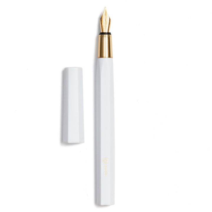 Fountain Pen Resin White ryhmässä Kynät / Fine Writing / Täytekynät @ Pen Store (101382_r)
