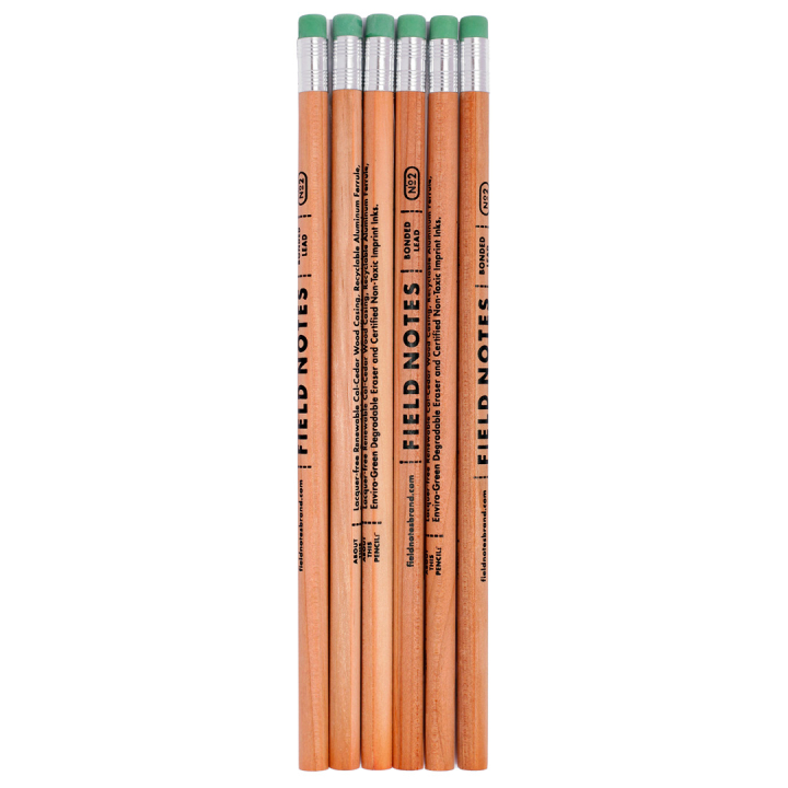 No. 2 Pencils 6 kpl ryhmässä Kynät / Kirjoittaminen / Lyijykynät @ Pen Store (101428)
