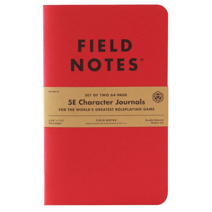 5E Character Journal 2-Pack ryhmässä Paperit ja Lehtiöt / Kirjoitus ja muistiinpanot / Vihkot ja lehtiöt @ Pen Store (101443)