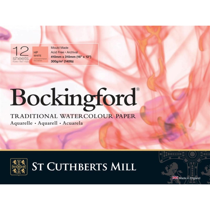 Bockingford Akvarelliilehtiö 410x310mm 300g HP ryhmässä Paperit ja Lehtiöt / Taiteilijalehtiöt / Akvarellipaperit @ Pen Store (101493)