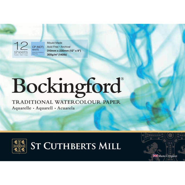 Bockingford Akvarelliilehtiö 310x230mm 300g CP/NOT ryhmässä Paperit ja Lehtiöt / Taiteilijalehtiöt / Akvarellipaperit @ Pen Store (101496)