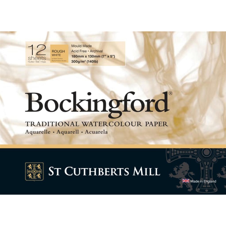 Bockingford Akvarelliilehtiö 300 g 180 x 130 mm Rough ryhmässä Paperit ja Lehtiöt / Taiteilijalehtiöt / Akvarellipaperit @ Pen Store (101499)