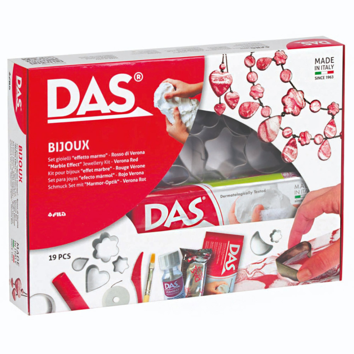 Idea Mix Bijoux Set Black - 19 osat ryhmässä Askartelu ja Harrastus / Askartelu / Muovailusavi / Ilmakovettuva savi @ Pen Store (101586)