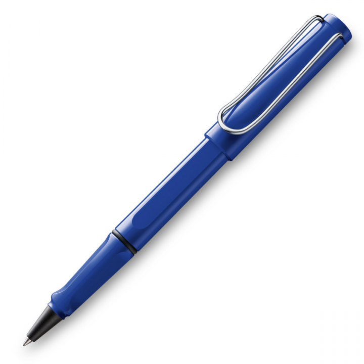 Safari Rollerball Shiny blue ryhmässä Kynät / Fine Writing / Rollerball-kynät @ Pen Store (101919)