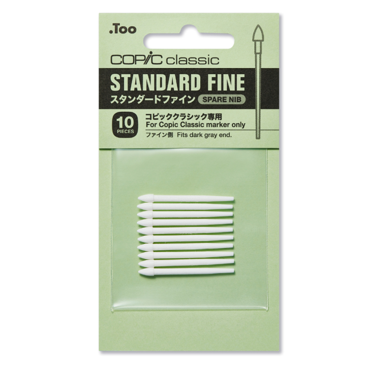 Classic Tip Fine 10 kpl ryhmässä Kynät / Kynätarvikkeet / Lisätarvikkeet ja varaosat @ Pen Store (103505)