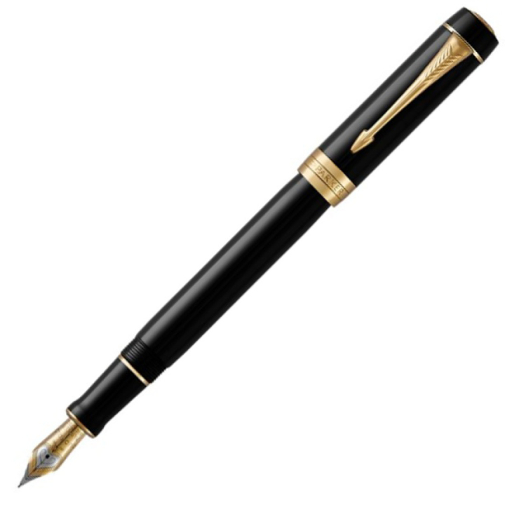 Duofold Centennial Täytekynä Musta ryhmässä Kynät / Fine Writing / Täytekynät @ Pen Store (104663)