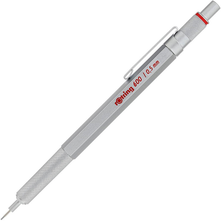 600 Lyijytäytekynä 0.5 Hopea ryhmässä Kynät / Kirjoittaminen / Lyijytäytekynät @ Pen Store (104710)