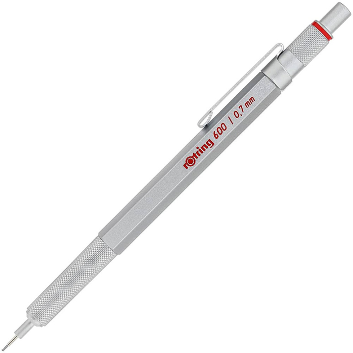 600 Lyijytäytekynä 0.7 Hopea ryhmässä Kynät / Kirjoittaminen / Lyijytäytekynät @ Pen Store (104712)