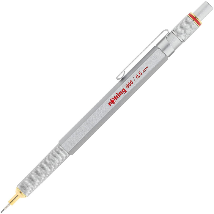 800 Lyijytäytekynä 0.5 Hopea ryhmässä Kynät / Kirjoittaminen / Lyijytäytekynät @ Pen Store (104714)