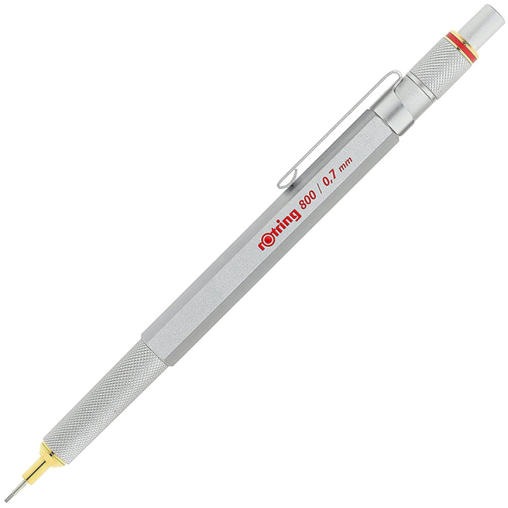 800 Lyijytäytekynä 0.7 Hopea ryhmässä Kynät / Kirjoittaminen / Lyijytäytekynät @ Pen Store (104716)