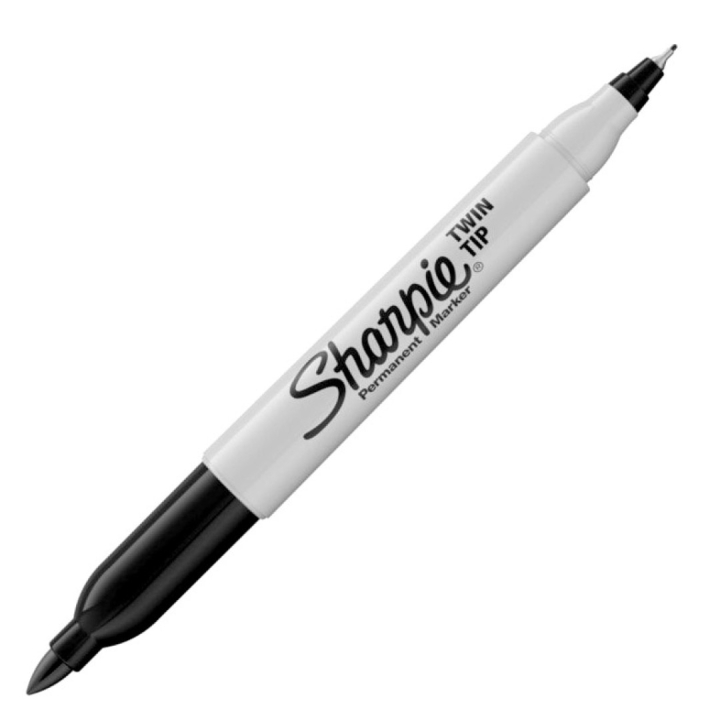 Twin-tip Marker Black ryhmässä Kynät / Taiteilijakynät / Tussit @ Pen Store (104782)