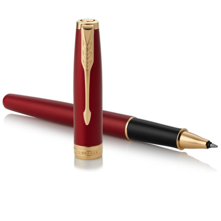 Sonnet Red/Gold Rollerball ryhmässä Kynät / Fine Writing / Rollerball-kynät @ Pen Store (104829)
