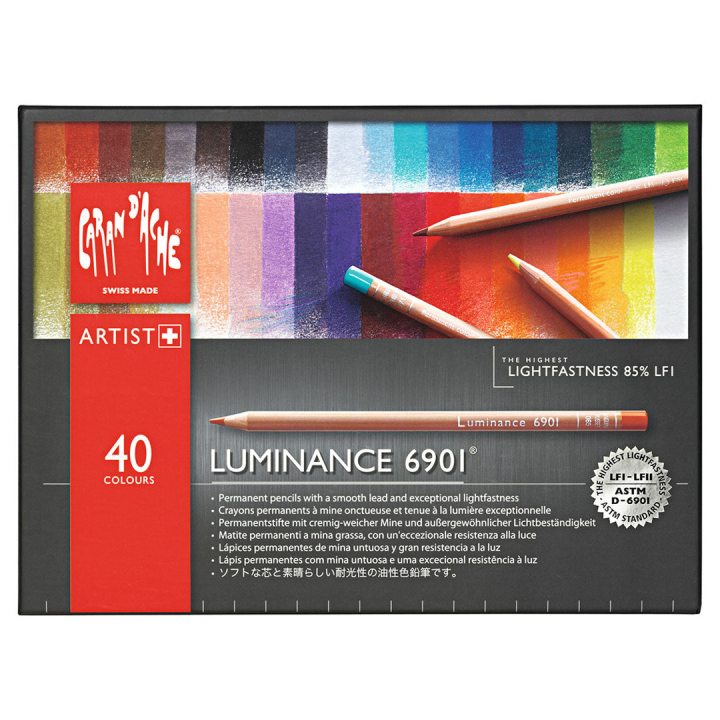 Luminance 6901 40-setti ryhmässä Kynät / Taiteilijakynät / Värikynät @ Pen Store (104930)