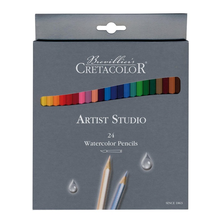 Artist Studio Akvarellikynät 24 setti ryhmässä Kynät / Taiteilijakynät / Akvarellikynät @ Pen Store (105027)