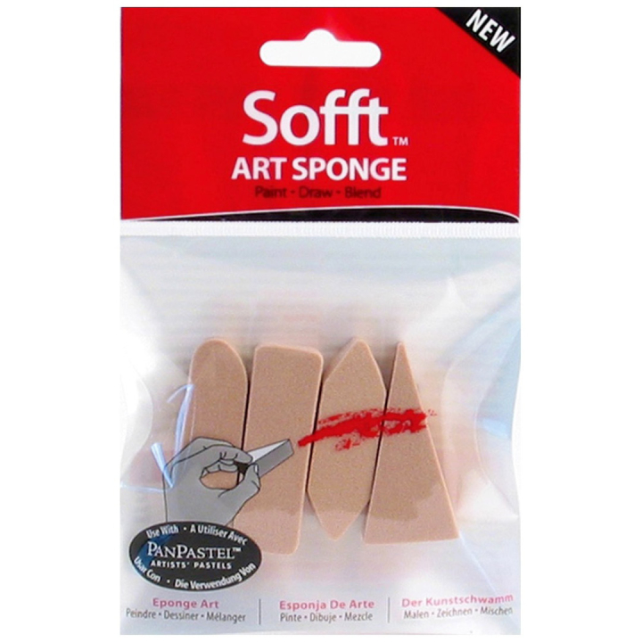 Sofft Art Sponge Mixed Shapes ryhmässä Taiteilijatarvikkeet / Muut taidetarvikkeet / Työkalut ja lisätarvikkeet @ Pen Store (106074)