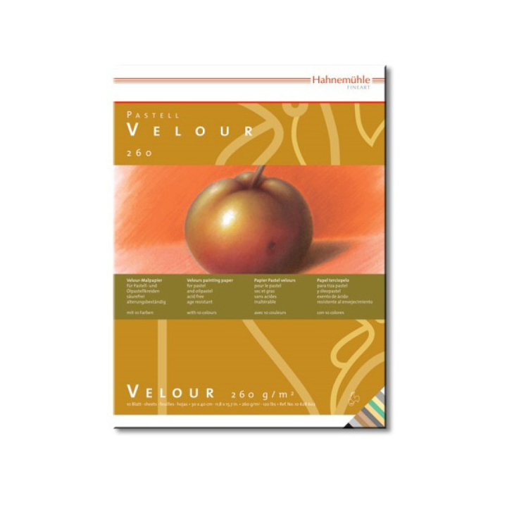Pastell Velour Paper A3 Colored ryhmässä Paperit ja Lehtiöt / Taiteilijalehtiöt / Pastellilehtiöt @ Pen Store (106112)