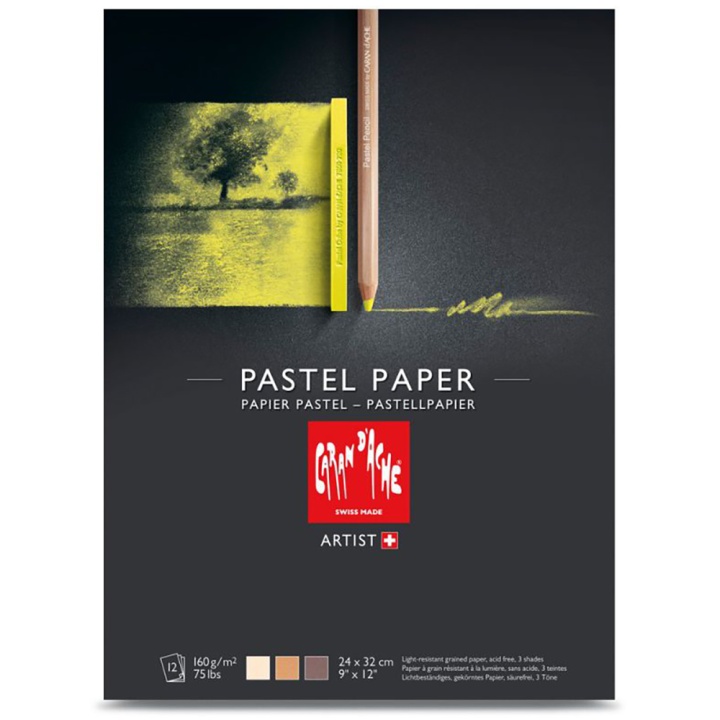 Pastel Paper A4 ryhmässä Paperit ja Lehtiöt / Taiteilijalehtiöt / Pastellilehtiöt @ Pen Store (106121)