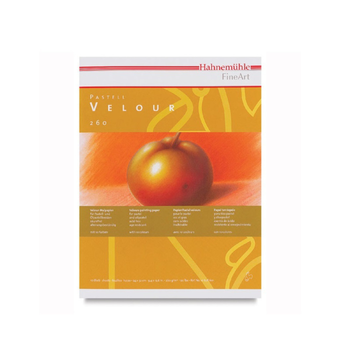 Pastell Velour Paper A4 ryhmässä Paperit ja Lehtiöt / Taiteilijalehtiöt / Pastellilehtiöt @ Pen Store (106206)