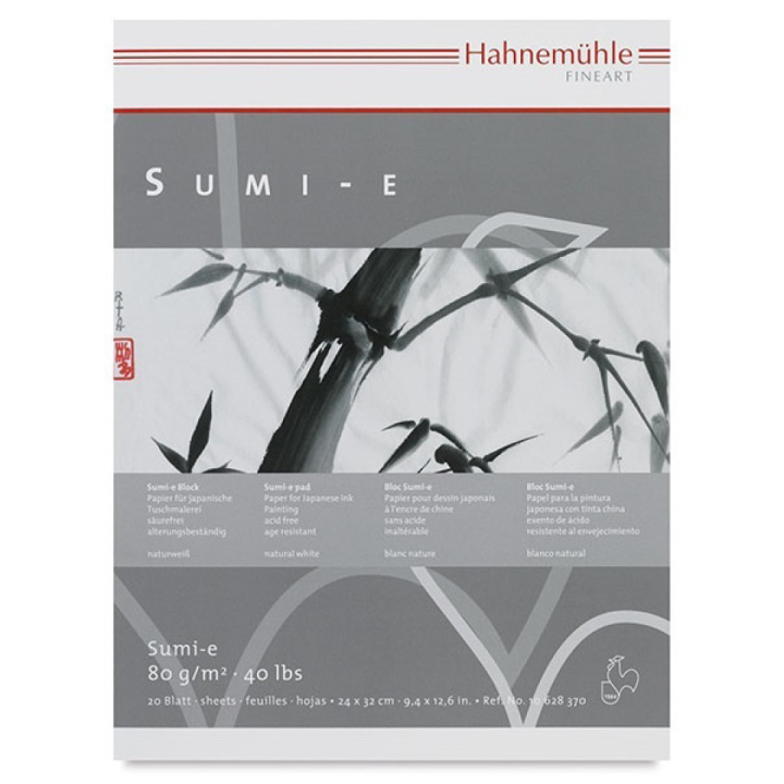 Sumi-e pad A4 ryhmässä Paperit ja Lehtiöt / Taiteilijalehtiöt / Akvarellipaperit @ Pen Store (106216)