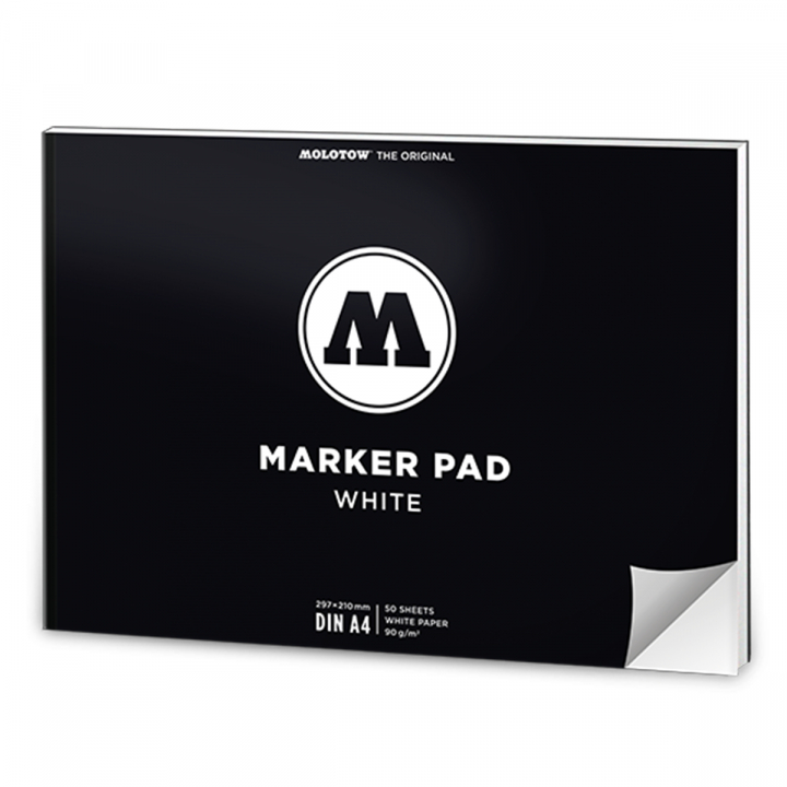 Basic Marker Pad A4 90g ryhmässä Paperit ja Lehtiöt / Taiteilijalehtiöt / Luonnos- ja piirustuslehtiöt @ Pen Store (106220)