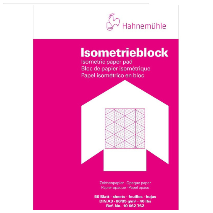 Isometric Paper Pad A4 ryhmässä Paperit ja Lehtiöt / Taiteilijalehtiöt / Tracing Paperi @ Pen Store (106221)
