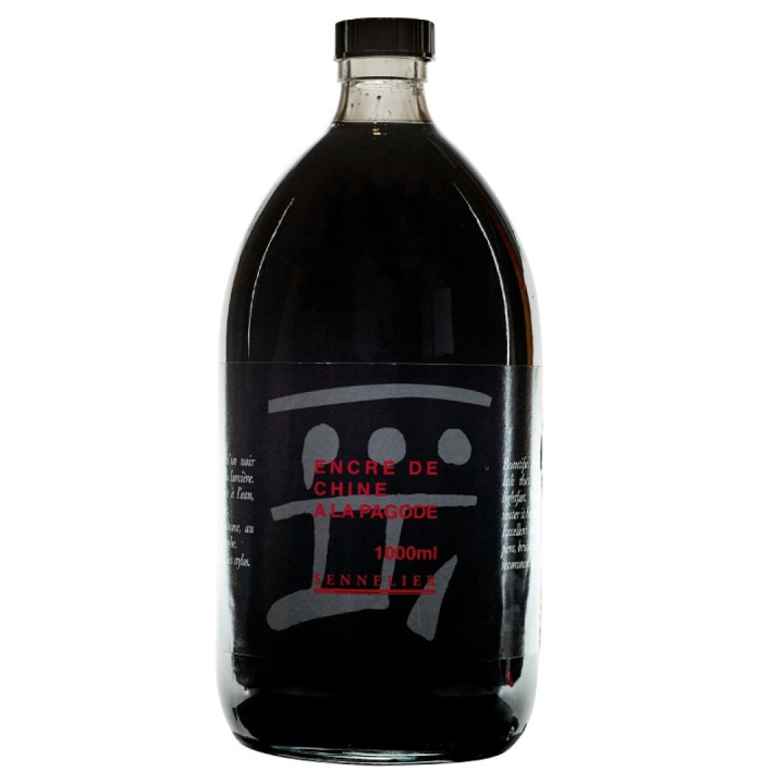 Indian Ink A La Pagode 1000 ml ryhmässä Taiteilijatarvikkeet / Taiteilijavärit / Tussi ja muste @ Pen Store (106227)