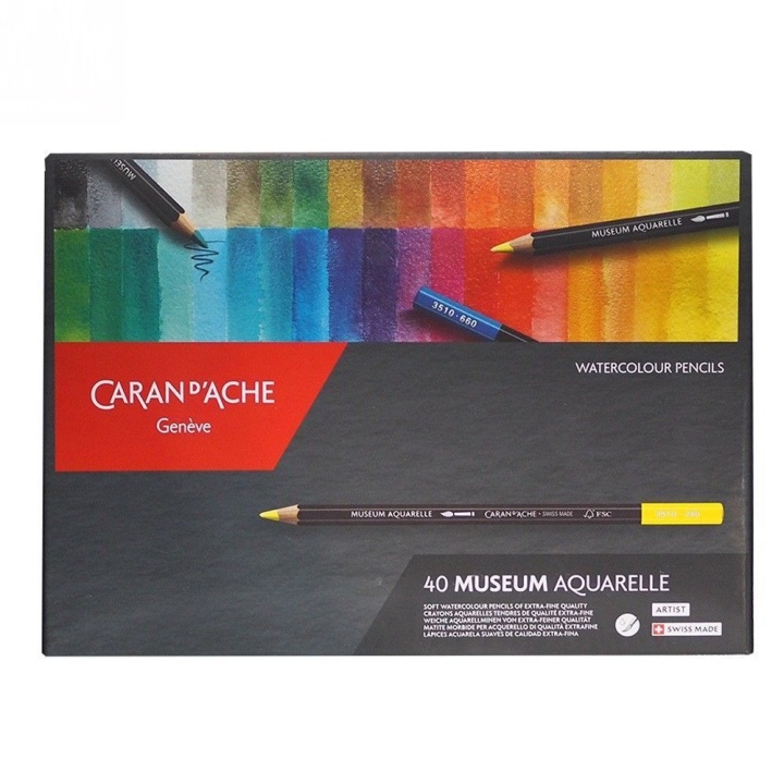 Museum Aquarelle 40 kpl ryhmässä Kynät / Taiteilijakynät / Akvarellikynät @ Pen Store (106237)