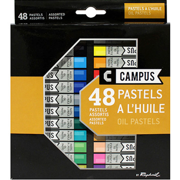 Campus Öljypastelliliidut 48-setti ryhmässä Taiteilijatarvikkeet / Liidut ja lyijyt / Pastelliliidut @ Pen Store (106256)