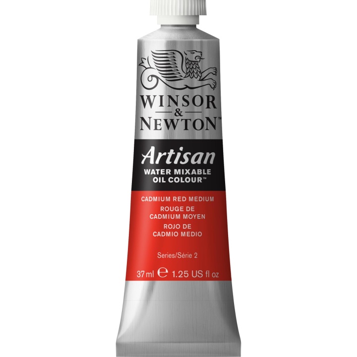 Artisan Öljyväri (vesiliukoinen) 37 ml (Hintaryhmä 2) Cadmium red medium 099 ryhmässä Taiteilijatarvikkeet / Taiteilijavärit / Öljyvärit @ Pen Store (107390)