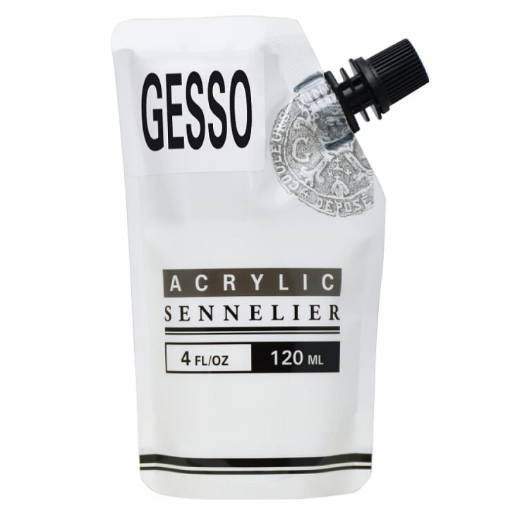 Abstract Gesso 120 ml ryhmässä Taiteilijatarvikkeet / Maalausnesteet ja lakat / Gesso ja pohjamaalit @ Pen Store (107528)