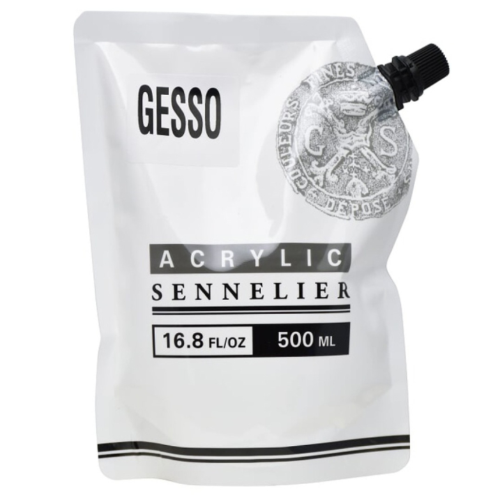 Abstract Gesso 500 ml ryhmässä Taiteilijatarvikkeet / Maalausnesteet ja lakat / Gesso ja pohjamaalit @ Pen Store (107529)