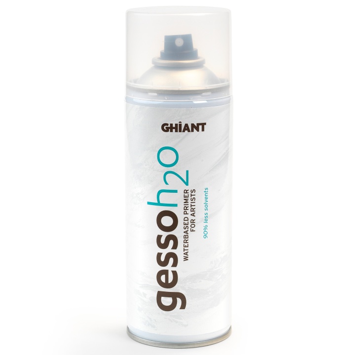 Gesso Spray H2O White 400 ml ryhmässä Taiteilijatarvikkeet / Maalausnesteet ja lakat / Gesso ja pohjamaalit @ Pen Store (107533)