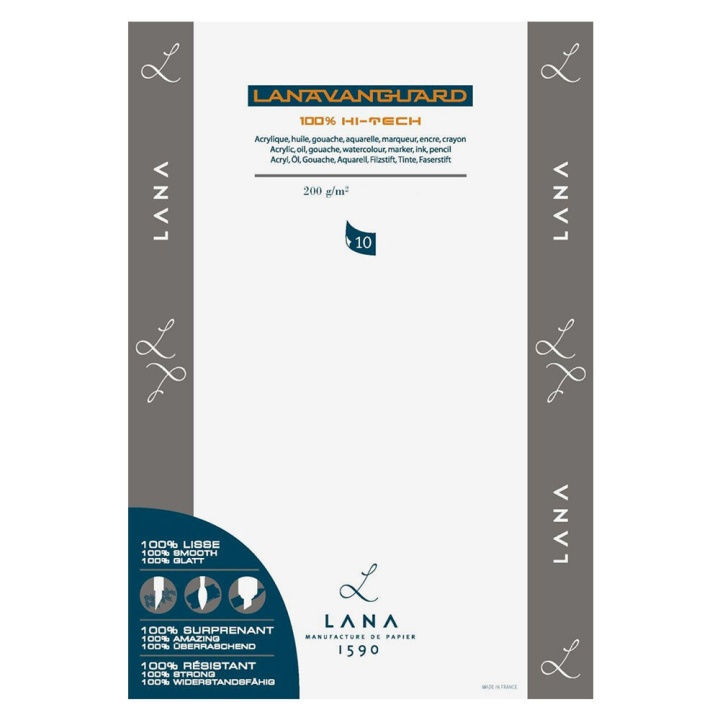 LanaVanguard Yupo Paper 34x48cm ryhmässä Paperit ja Lehtiöt / Taiteilijalehtiöt / Mixed media-lehtiöt @ Pen Store (108844)