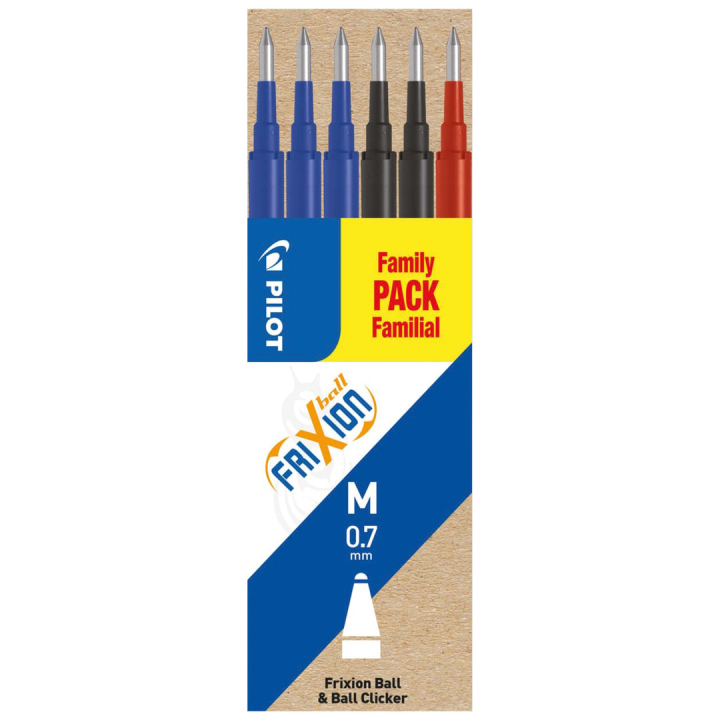 Patruuna/Refill FriXion 0.7 6 kpl ryhmässä Kynät / Kynätarvikkeet / Täytepakkaukset @ Pen Store (109389_r)